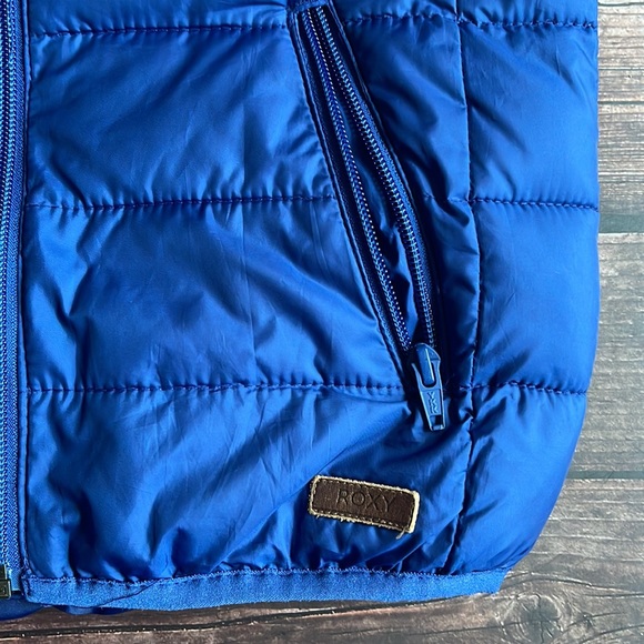 ROXY | Bubbling Waves navy blue puffer vest - Picture 2 of 6